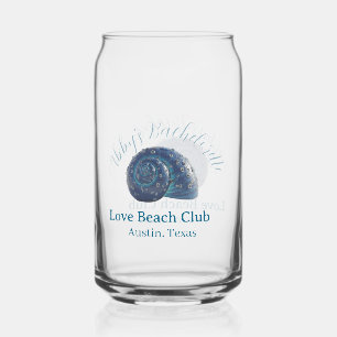 Junggesellinnen-Abschiedsparty Strandclub blaue Me Dosenglas