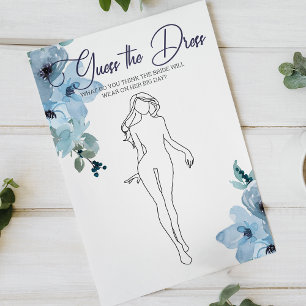 Junggesellinnen-Abschiedsspiel Blaue Rosen Errate Flyer