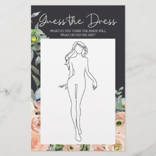 Junggesellinnen-Abschiedsspiel Floral Errate das K Flyer