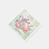 Junggesellinnen-Abschiedsteeparty-Papier-Serviette Serviette (Ecke)