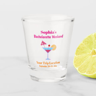 Junggesellinnen-Abschiedswocheendausflug Hochzeit Schnapsglas