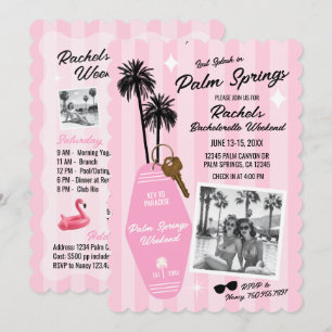 Junggesellinnen-Abschiedswochenende in Palm Spring Einladung