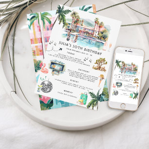 Junggesellinnen-Abschiedswochenende   Palm Springs Einladung