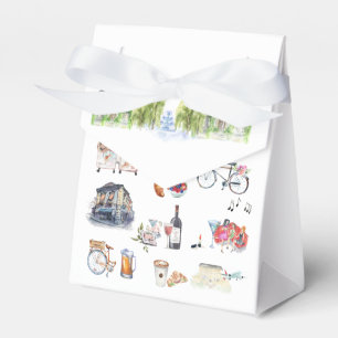 Junggesellinnen-Abschiedswochenende-Reiseplan   Sa Geschenkschachtel