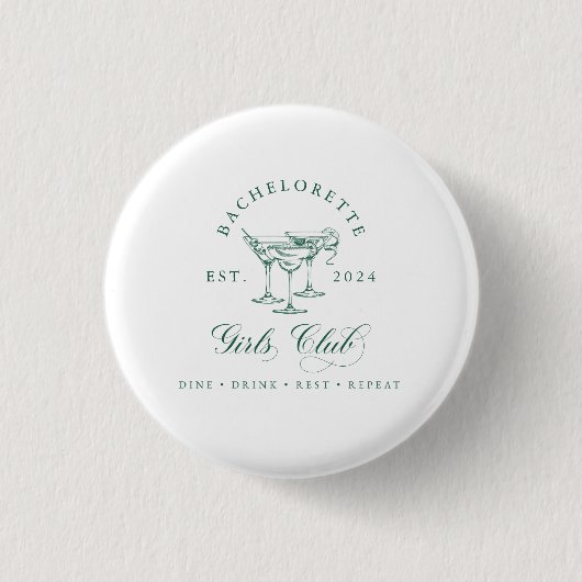 Junggesellinnen-Club-Button Button (Vorderseite)