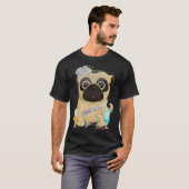 Junggesellinnen-Mops T-Shirt (Vorne ganz)