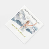 Junggesellinnen-Wochenende Skibridge am Hang Serviette (Ecke)