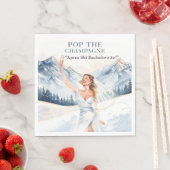 Junggesellinnen-Wochenende Skibridge an den Hängen Serviette (Beispiel)