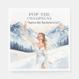 Junggesellinnen-Wochenende Skibridge an den Hängen Serviette