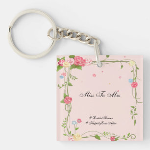 Junggesellinnenabschied-Acryls-Schlüsselanhänger Schlüsselanhänger