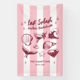Junggesellinnenabschied am Strand Letzter Spritzer Banner