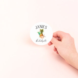 Junggesellinnenabschied an der Amalfiküste   Stran Runder Aufkleber