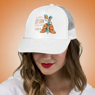 Junggesellinnenabschied Art Deco Showgirl Brautabs Truckerkappe