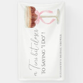 Junggesellinnenabschied-Banner 'Tini Bit Closer' Banner (Vertikal)