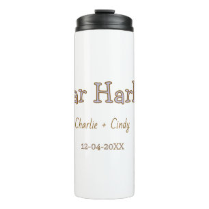 Junggesellinnenabschied Bar Harbor Brautjungfer Ho Thermosbecher