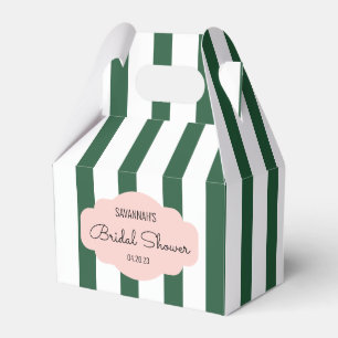 Junggesellinnenabschied Beverly Hills Pink & Grün Geschenkschachtel