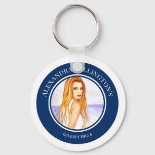 Junggesellinnenabschied Blonde Haarsträhne Mädchen Schlüsselanhänger