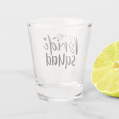 Junggesellinnenabschied Braut Schnapsglas (Rückseite)