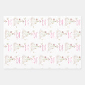 Junggesellinnenabschied Brautkleid Gratulation Geschenkpapier Set (Vorderseite 3)