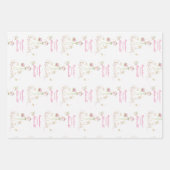 Junggesellinnenabschied Brautkleid Gratulation Geschenkpapier Set (Vorderseite 2)