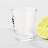 Junggesellinnenabschied Bride or Die Skeleton Rose Schnapsglas (Rechts)