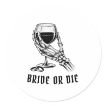 Junggesellinnenabschied 'Bride or Die' Skeleton