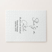 Junggesellinnenabschied Champagnerflasche Wochenen Puzzle (Horizontal)