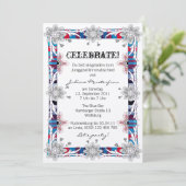 Junggesellinnenabschied Deutsche Version Einladung (Stehend Vorderseite)