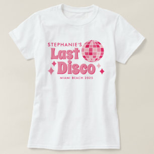 Junggesellinnenabschied Disco Thema individuell an T-Shirt