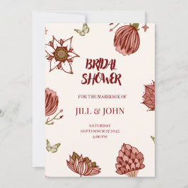 Junggesellinnenabschied-Einladung Hochzeit Botanis Einladung