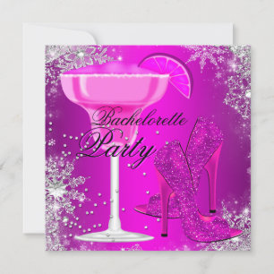 Junggesellinnenabschied Einladung Sparkle Cocktail
