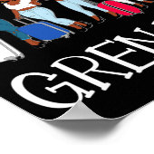Junggesellinnenabschied Frauen Grenada Junggeselli Poster (Ecke)