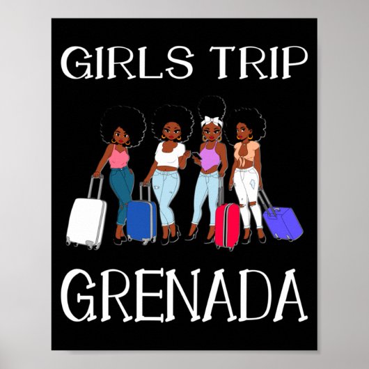 Junggesellinnenabschied Frauen Grenada Junggeselli Poster (Vorne)