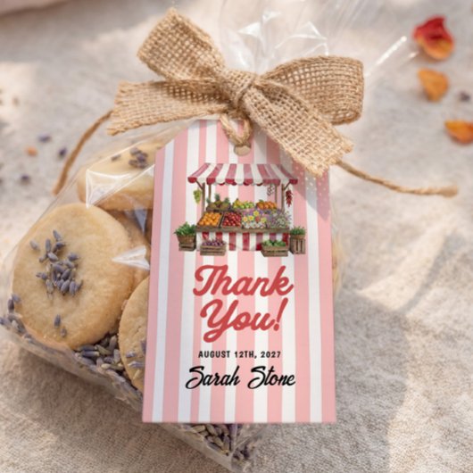 Junggesellinnenabschied Frisch vom Markt Geschenkanhänger