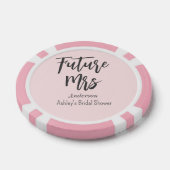 Junggesellinnenabschied Future Mrs Blush Pink Pokerchips (Einzeln)