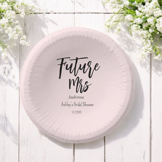 Junggesellinnenabschied Future Mrs. Rosa Pappteller