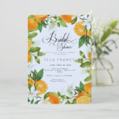 Junggesellinnenabschied in Bloom & Lemons Einladung (Stehend Vorderseite)