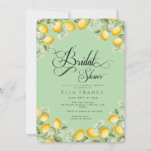 Junggesellinnenabschied in Bloom & Lemons Einladung