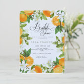 Junggesellinnenabschied in Bloom & Lemons Einladung (Stehend Vorderseite)