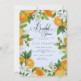 Junggesellinnenabschied in Bloom & Lemons Einladung