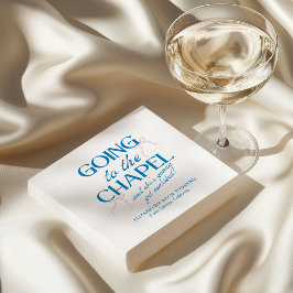 Junggesellinnenabschied in der Kapelle Serviette