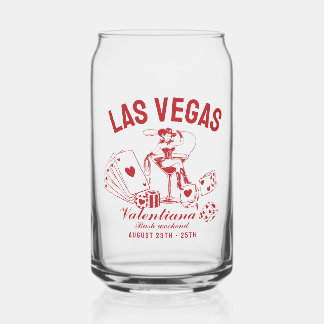 Junggesellinnenabschied in Las Vegas personalisier Dosenglas
