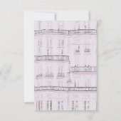 Junggesellinnenabschied in Paris Einladung (Rückseite)