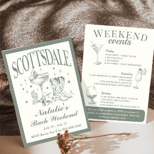 Junggesellinnenabschied in Scottsdale Cocktail-Rei Einladung