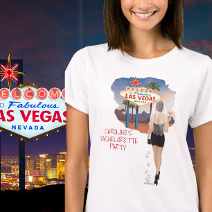 Junggesellinnenabschied Las Vegas Braune Braut And T-Shirt