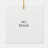 Junggesellinnenabschied Las Vegas Mode Skyline Keramikornament (Rückseite)