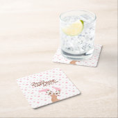 Junggesellinnenabschied Letzter Ritt Rechteckiger Pappuntersetzer (Vor Ort)