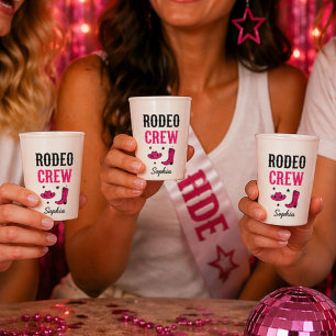 Junggesellinnenabschied Letztes Rodeo der Braut Pa Pappbecher