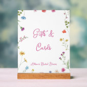 Junggesellinnenabschied "Liebe in Blüte" Geschenke Acrylschild (Neutral)