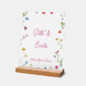 Junggesellinnenabschied "Liebe in Blüte" Geschenke Acrylschild (Winkel)